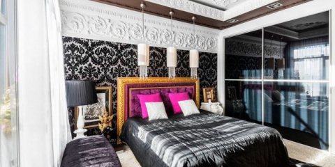 Ložnice ve stylu art deco (55+ fotografií): luxus a pohodlí